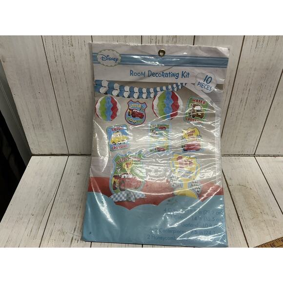 Disney Other - Disney Room Decorating Kit Cars Theme New